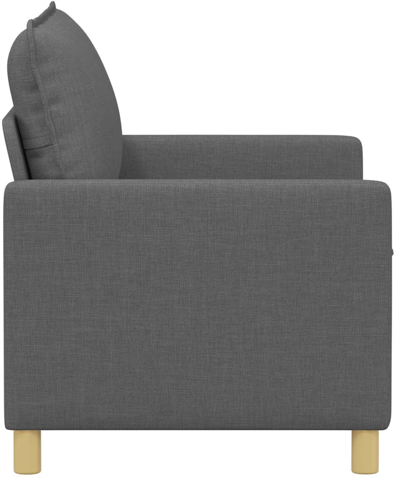 Sofa Tamsiai pilka 126 x 81 x 87,5 cm Audinys