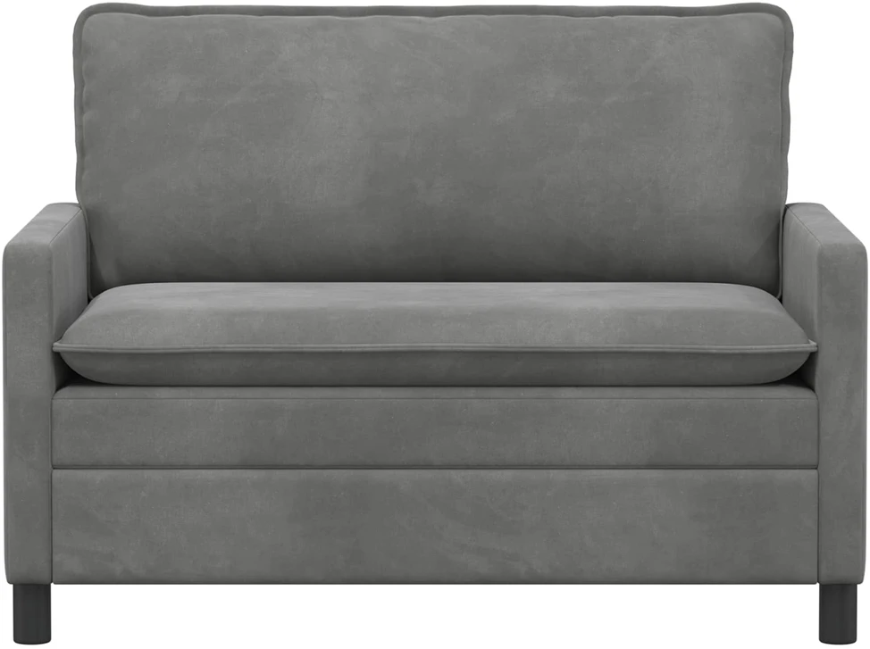 Sofa Tamsiai pilka 126 x 81 x 87,5 cm Aksomas