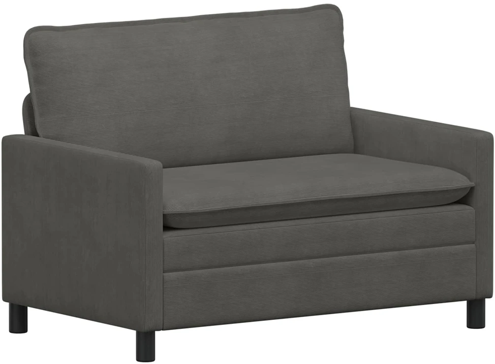 Sofa Tamsiai pilka 126 x 81 x 87,5 cm Audinys