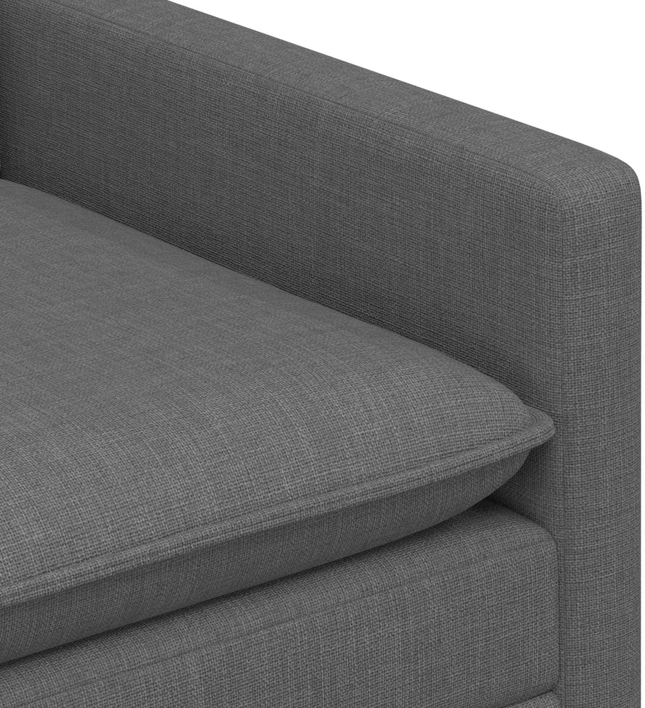 Sofa Tamsiai pilka 156 x 81 x 87,5 cm Audinys