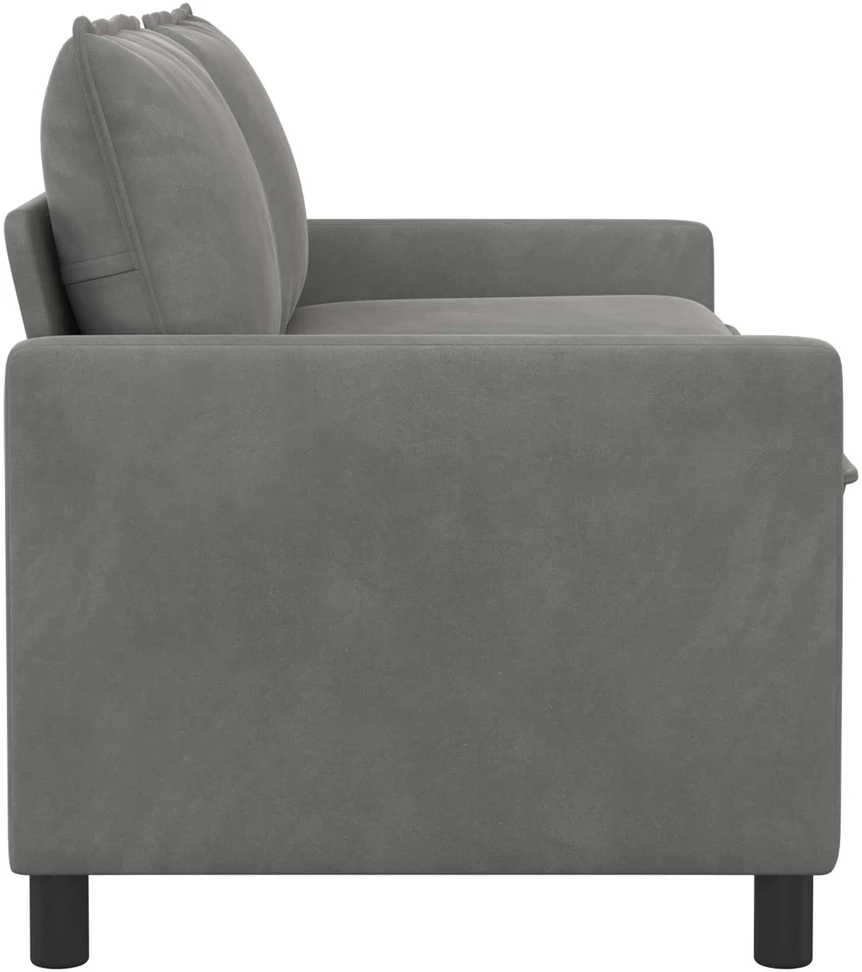 Sofa Tamsiai pilka 156 x 81 x 87,5 cm Aksomas
