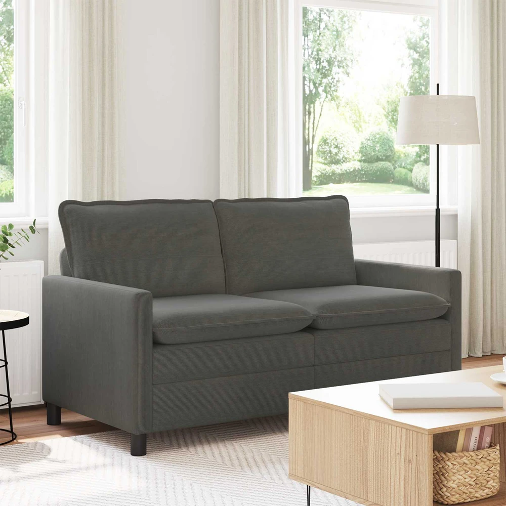Sofa Tamsiai pilka 156 x 81 x 87,5 cm Audinys