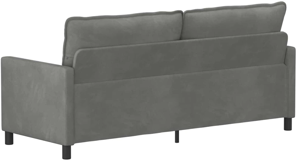 Sofa Tamsiai pilka 196 x 81 x 87,5 cm Aksomas