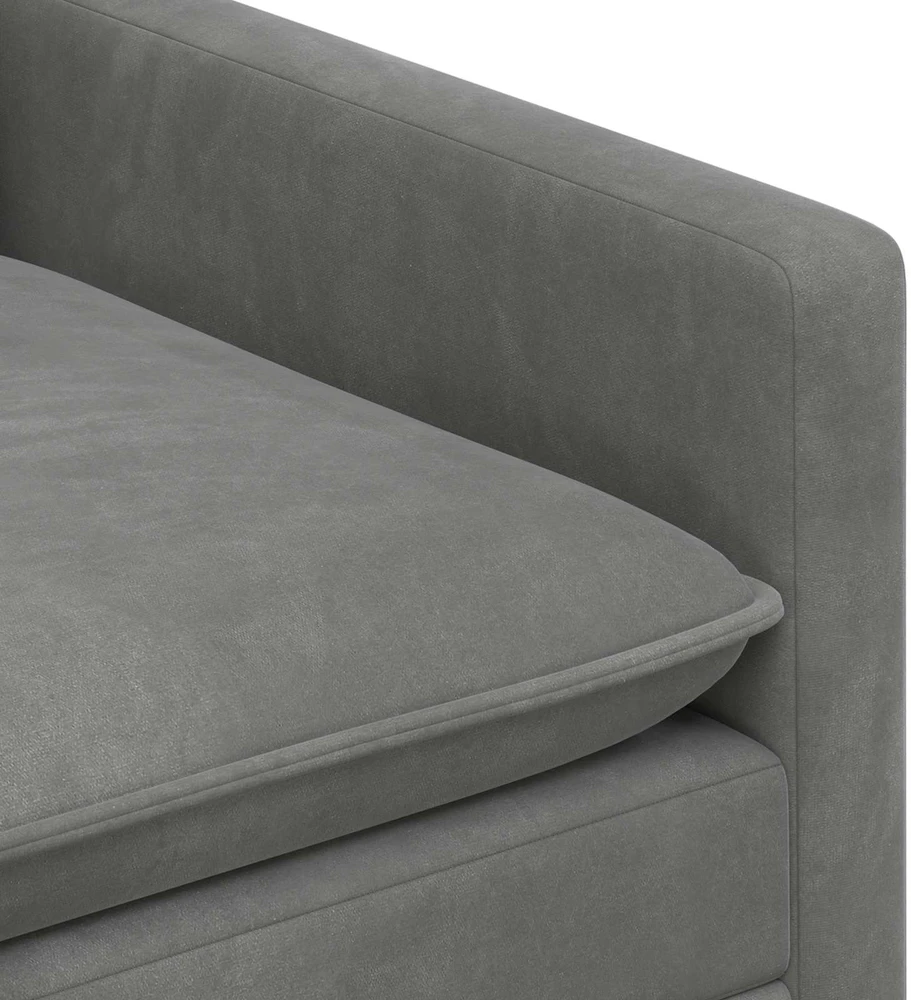 Sofa Tamsiai pilka 76 x 81 x 87,5 cm Aksomas