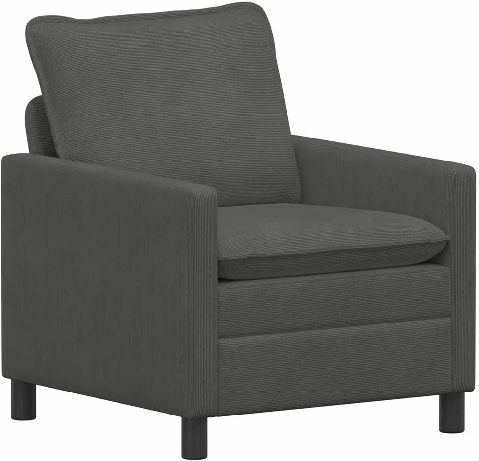 Sofa Tamsiai pilka 76 x 81 x 87,5 cm Audinys