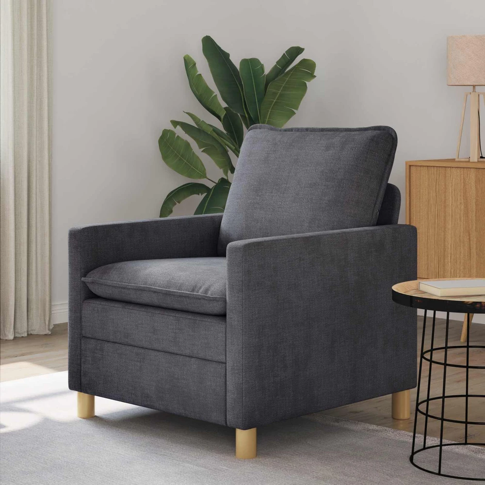 Sofa Tamsiai pilka 76 x 81 x 87,5 cm Poliesteris