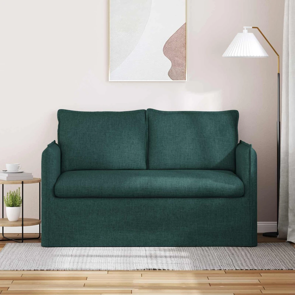 Sofa Tamsiai žalia 136 x 82 x 85 cm audinys
