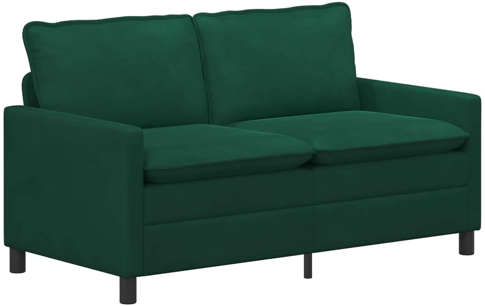 Sofa Tamsiai žalia 156 x 81 x 87,5 cm Aksomas