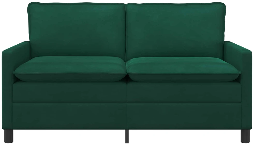 Sofa Tamsiai žalia 156 x 81 x 87,5 cm Aksomas
