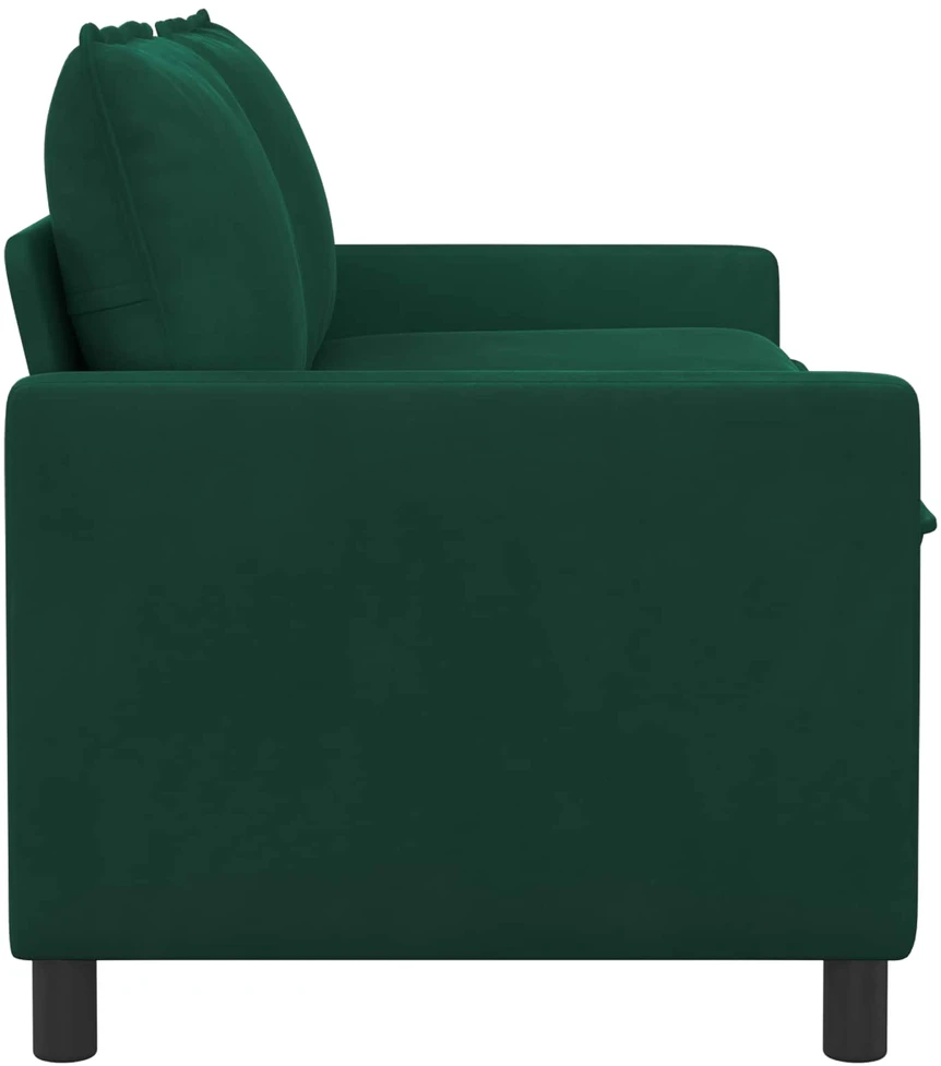 Sofa Tamsiai žalia 156 x 81 x 87,5 cm Aksomas
