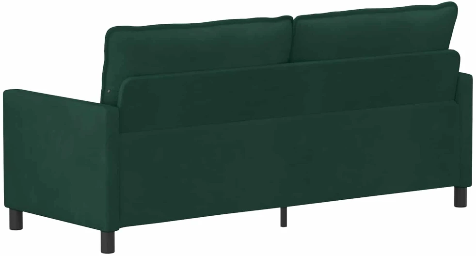 Sofa Tamsiai žalia 196 x 81 x 87,5 cm Aksomas