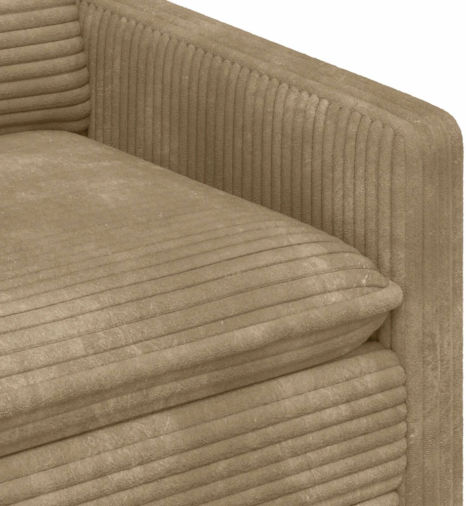 Sofa Taupe 156 x 81 x 87,5 cm Poliesteris