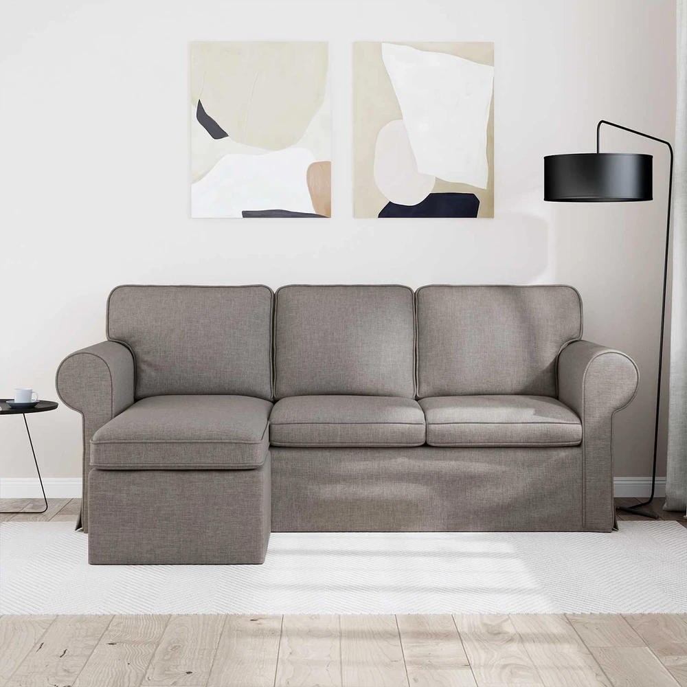Sofa Tortora 195 x 138 x 80 cm audinys