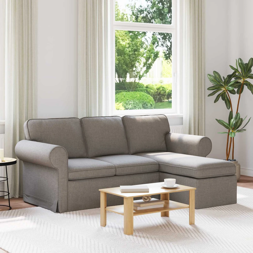 Sofa Tortora 195 x 138 x 80 cm audinys