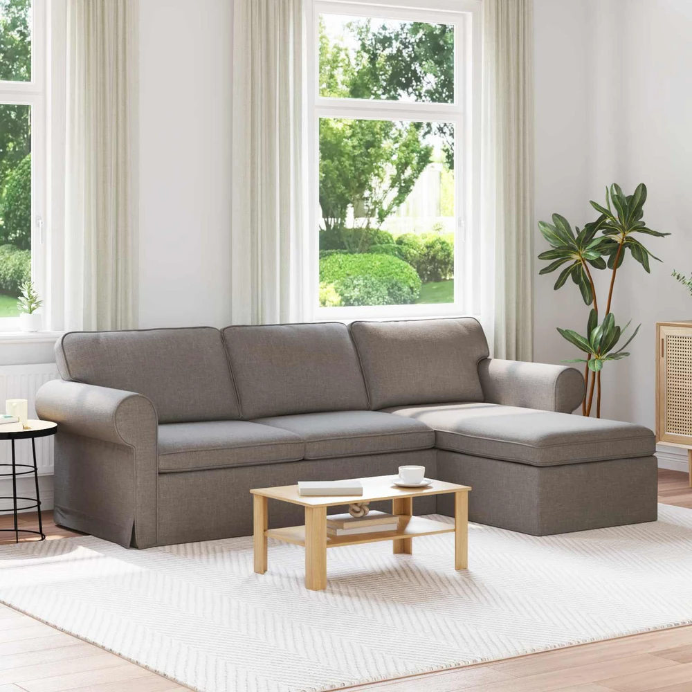 Sofa Tortora 245 x 138 x 80 cm audinys