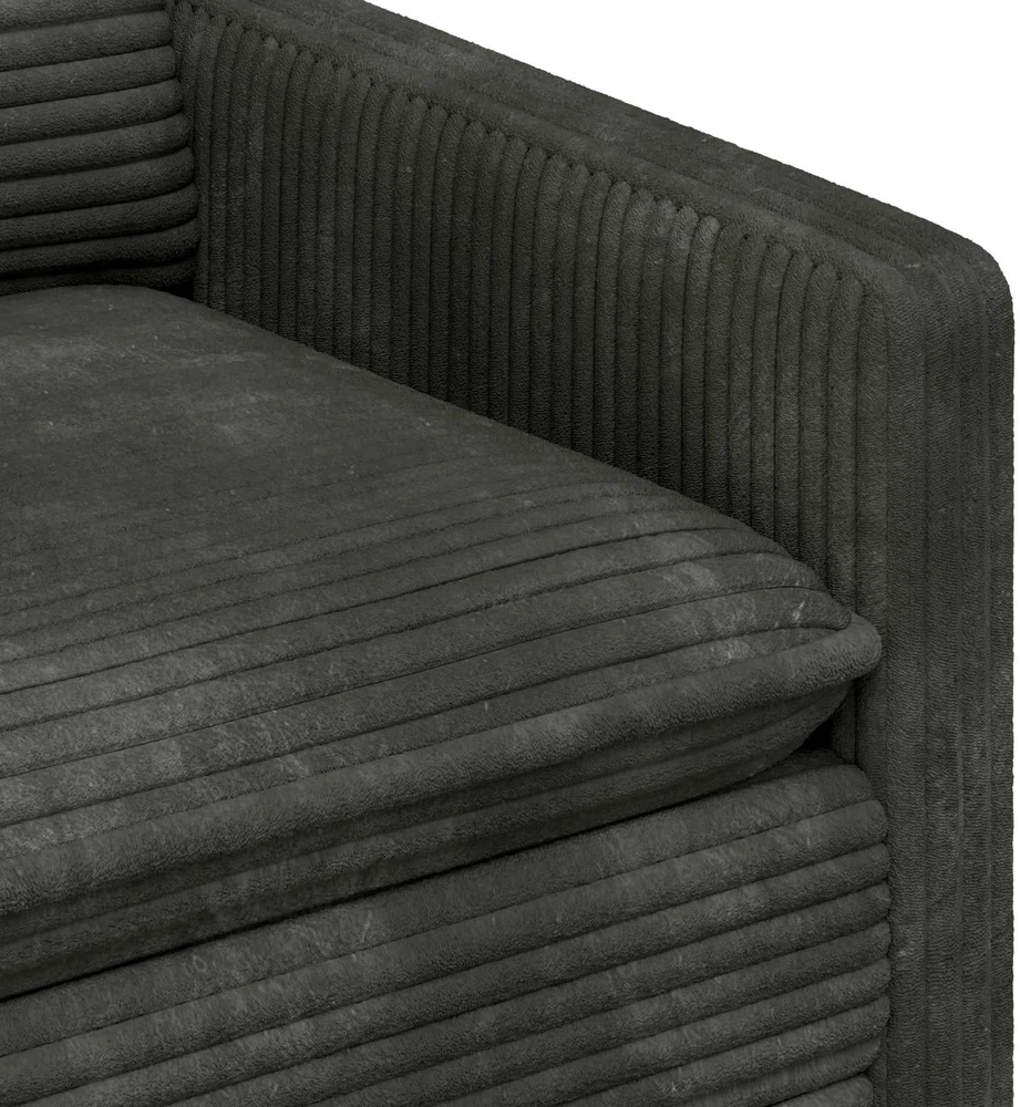 Sofa Sofos komplektas 2 vnt. Antracito Poliesteris