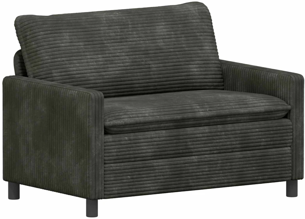 Sofa Sofos komplektas 2 vnt. Antracito Poliesteris