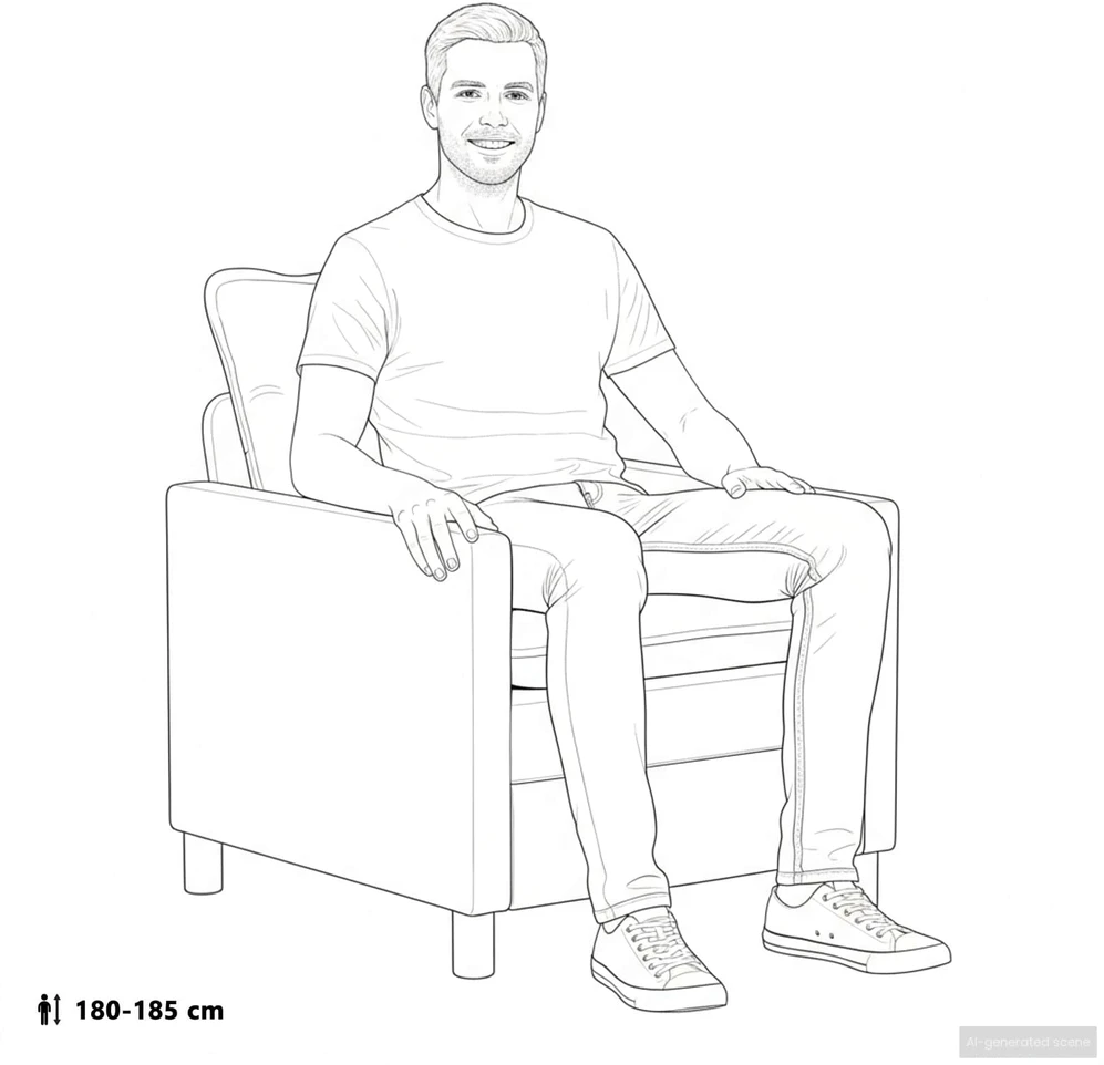 Sofa Sofos komplektas 2 vnt. Juoda Audinys