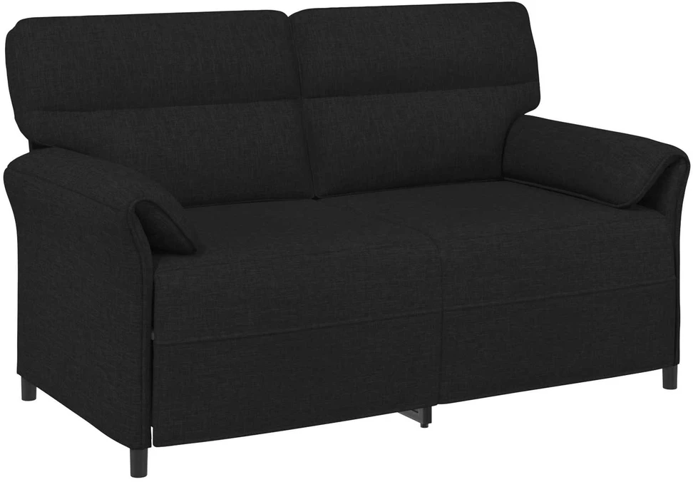 Sofa Sofos komplektas 2 vnt. Juoda Audinys