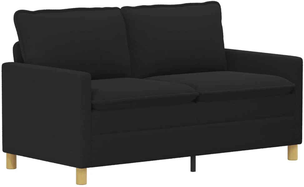 Sofa Sofos komplektas 2 vnt. Juoda Audinys