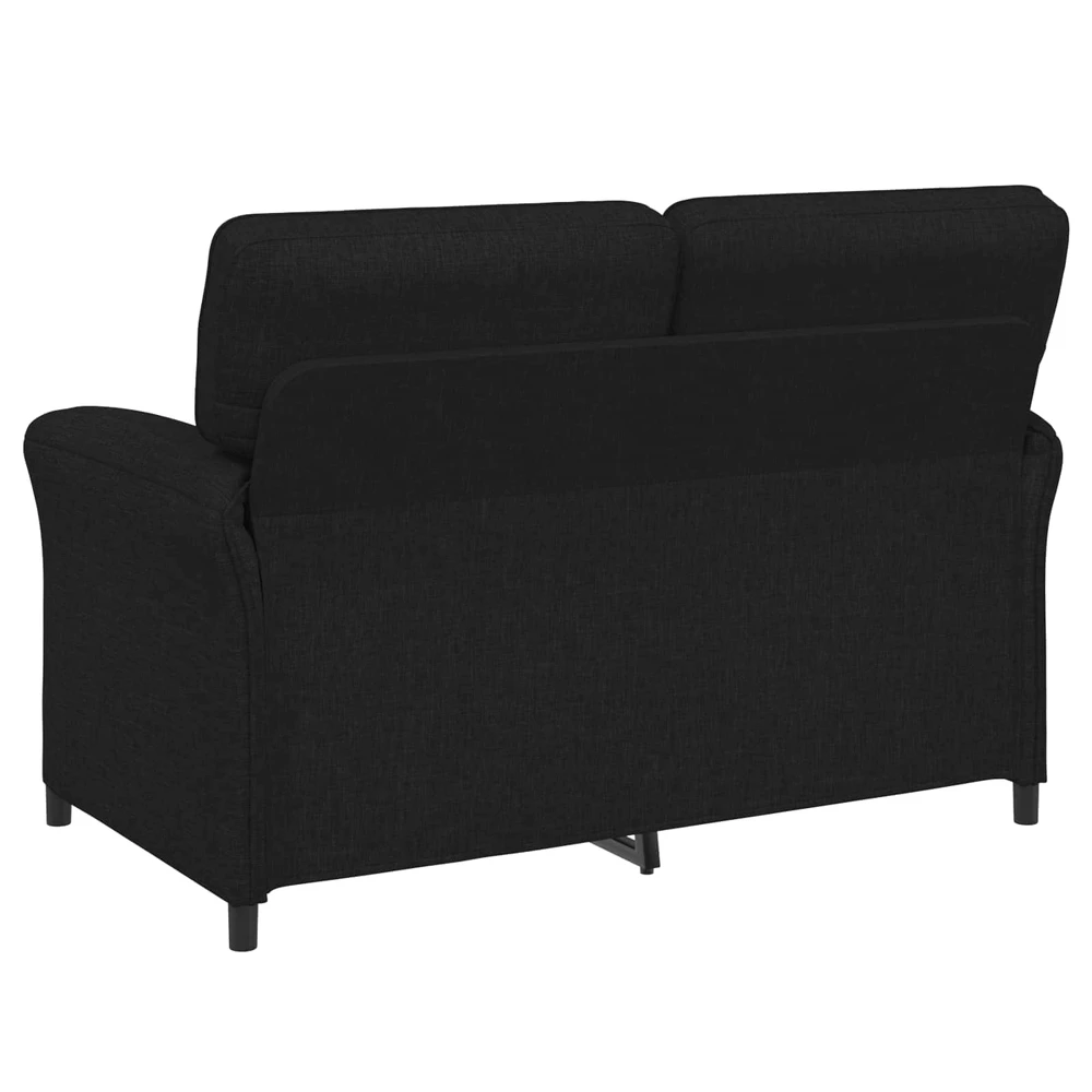 Sofa Sofos komplektas 2 vnt. Juoda Audinys