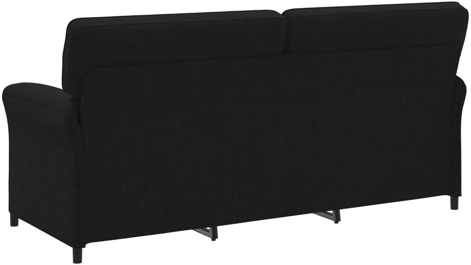 Sofa Sofos komplektas 2 vnt. Juoda Audinys