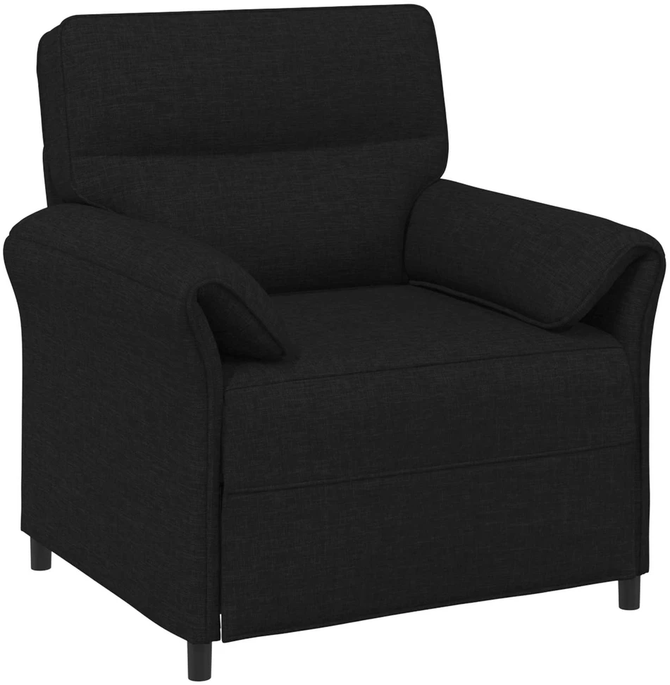 Sofa Sofos komplektas 2 vnt. Juoda Audinys
