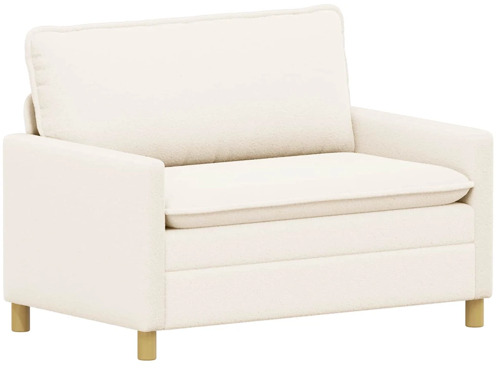 Sofa Sofos komplektas 2 vnt. Kreminė Audinys