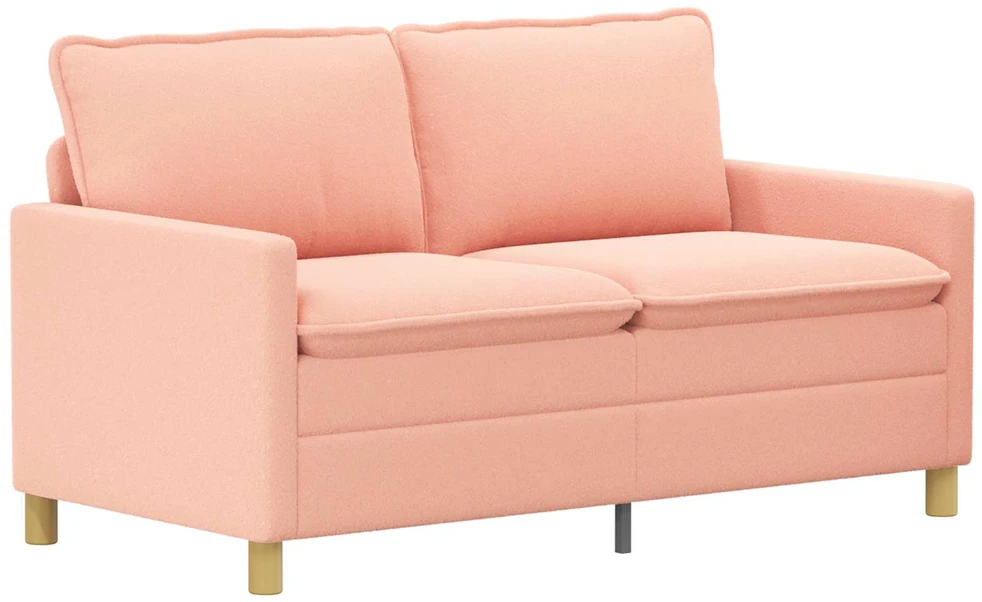 Sofa Sofos komplektas 2 vnt. Rožinė Audinys