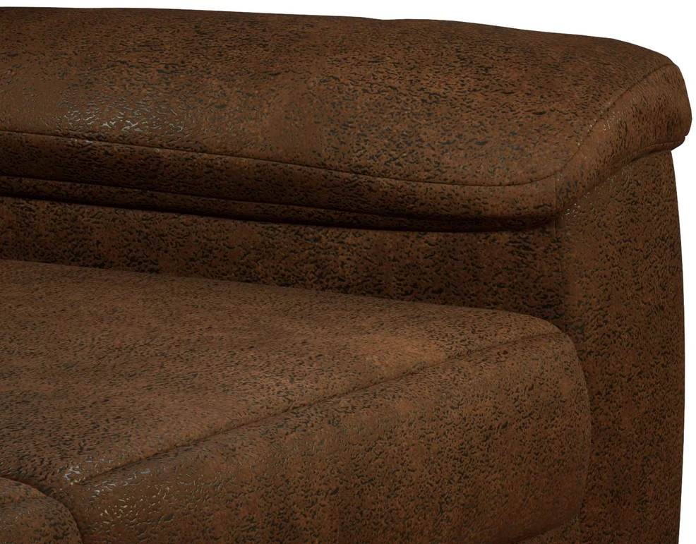 Sofa Sofos komplektas 2 vnt. Ruda Dirbtinė suedė oda