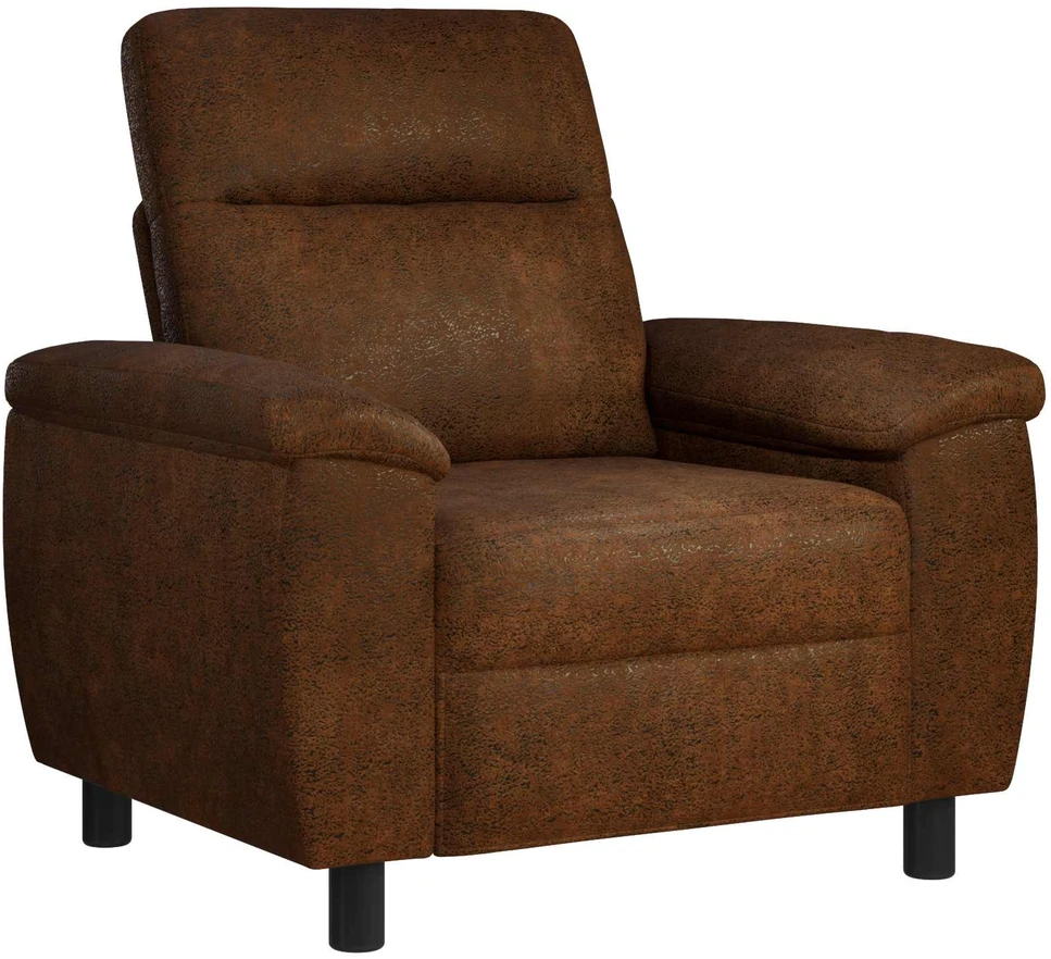 Sofa Sofos komplektas 2 vnt. Ruda Dirbtinė suedė oda