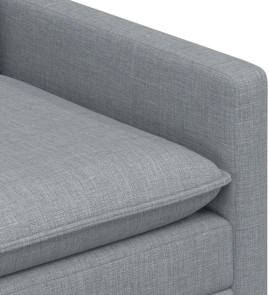 Sofa Sofos komplektas 2 vnt. Šviesiai pilka Audinys