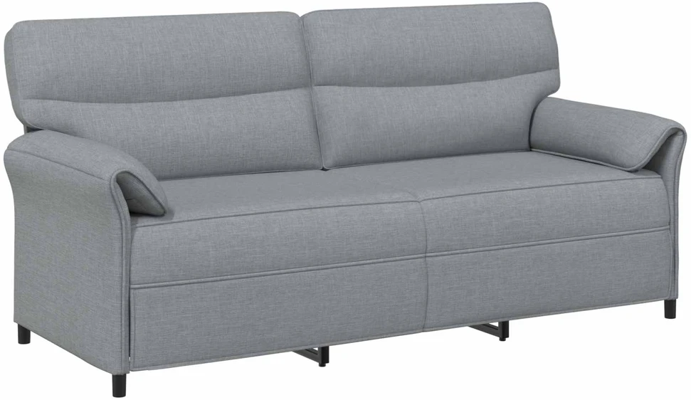 Sofa Sofos komplektas 2 vnt. Šviesiai pilka Audinys