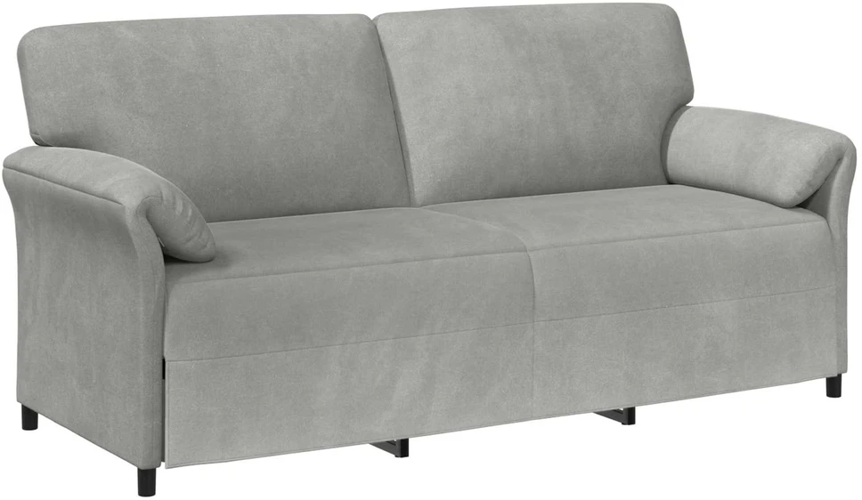 Sofa Sofos komplektas 2 vnt. Šviesiai pilka Aksomas