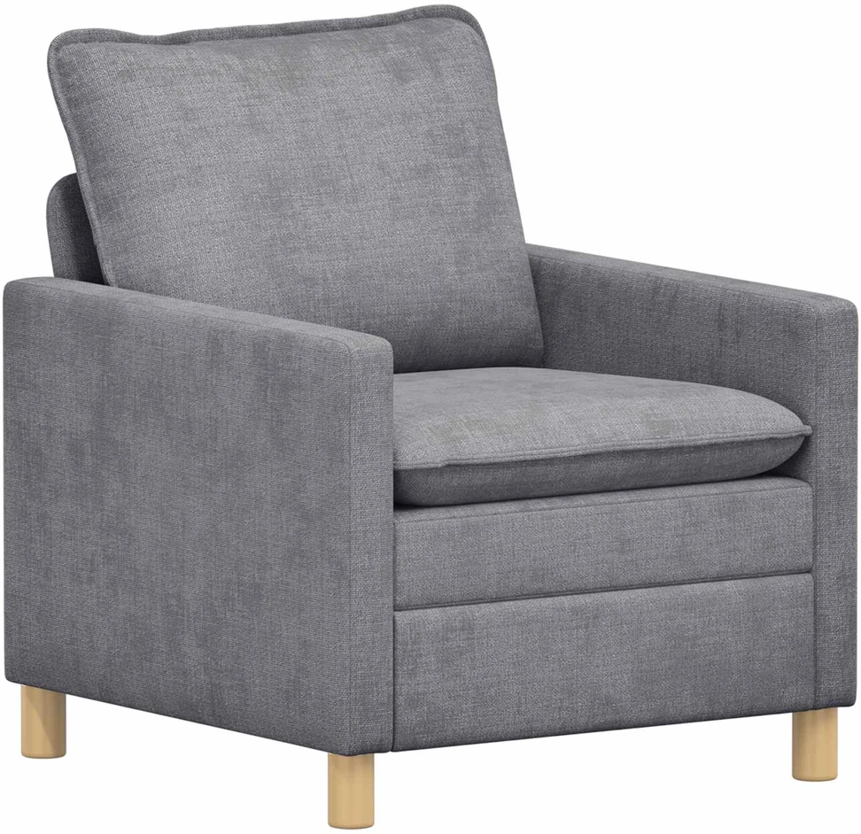 Sofa Sofos komplektas 2 vnt. Šviesiai pilka Poliesteris