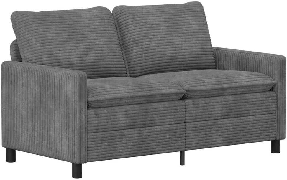 Sofa Sofos komplektas 2 vnt. Šviesiai pilka Poliesteris