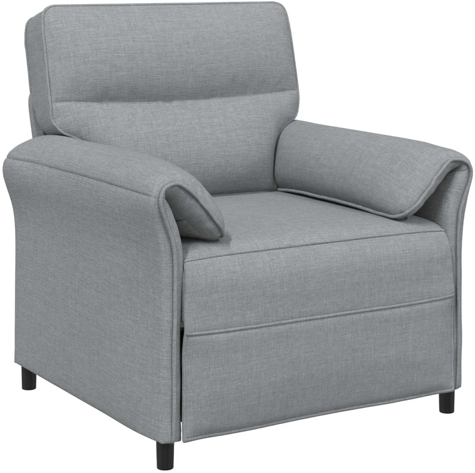 Sofa Sofos komplektas 2 vnt. Šviesiai pilka Audinys