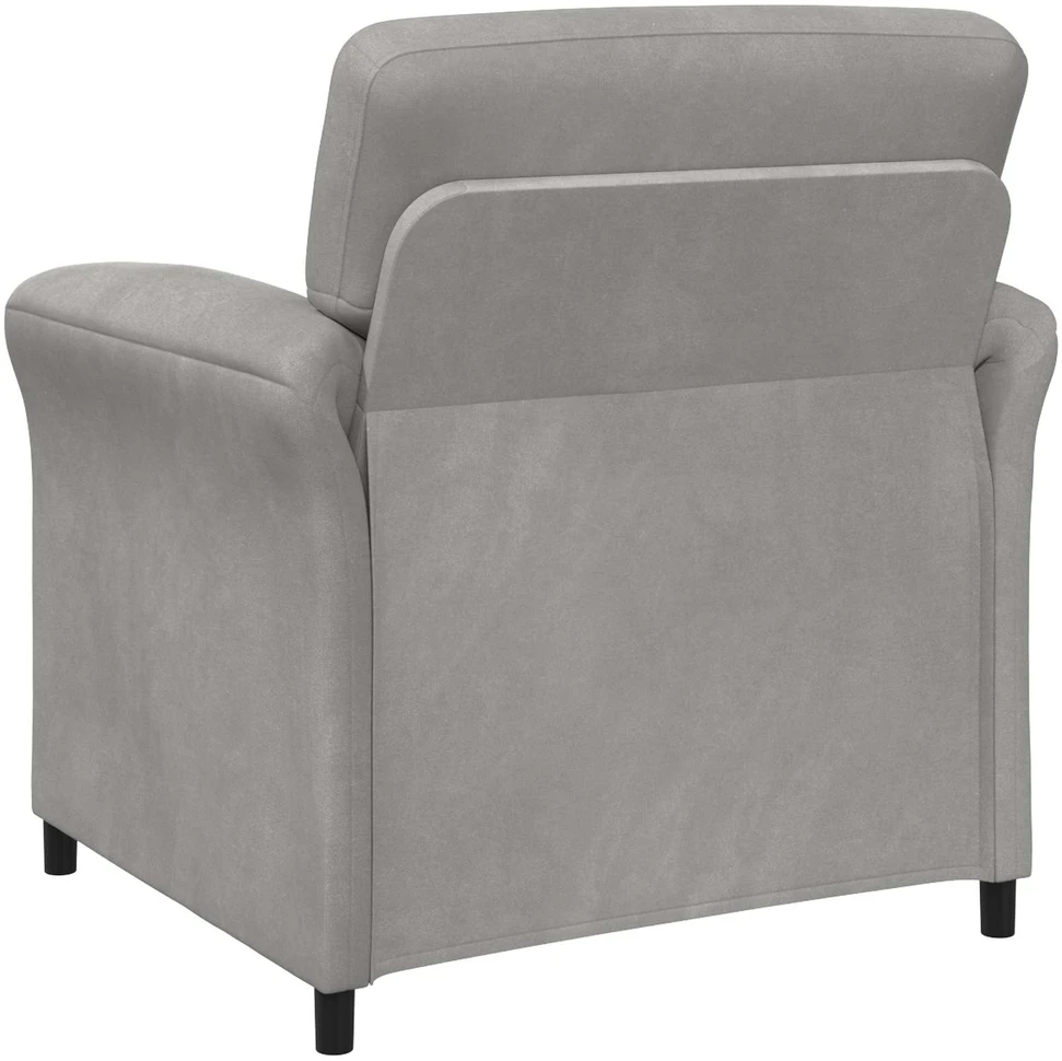 Sofa Sofos komplektas 2 vnt. Šviesiai pilka Aksomas