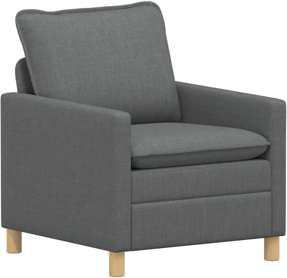 Sofa Sofos komplektas 2 vnt. Tamsiai pilka Audinys