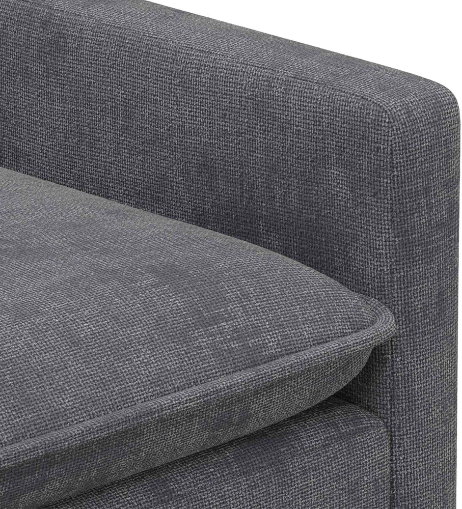 Sofa Sofos komplektas 2 vnt. Tamsiai pilka Poliesteris