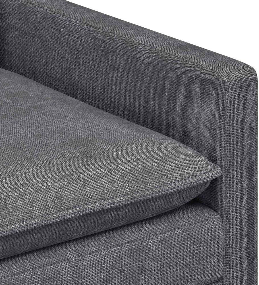 Sofa Sofos komplektas 2 vnt. Tamsiai pilka Poliesteris