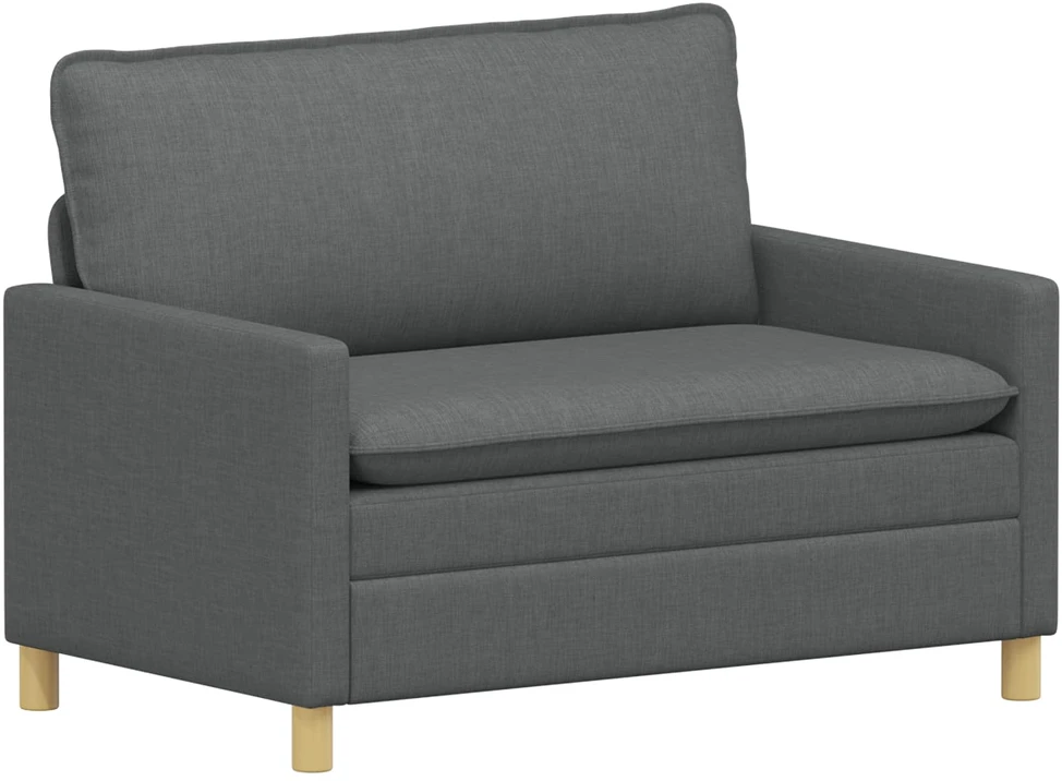 Sofa Sofos komplektas 2 vnt. Tamsiai pilka Audinys