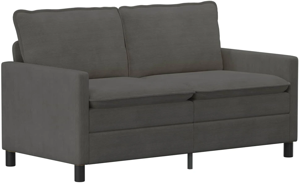 Sofa Sofos komplektas 2 vnt. Tamsiai pilka Audinys