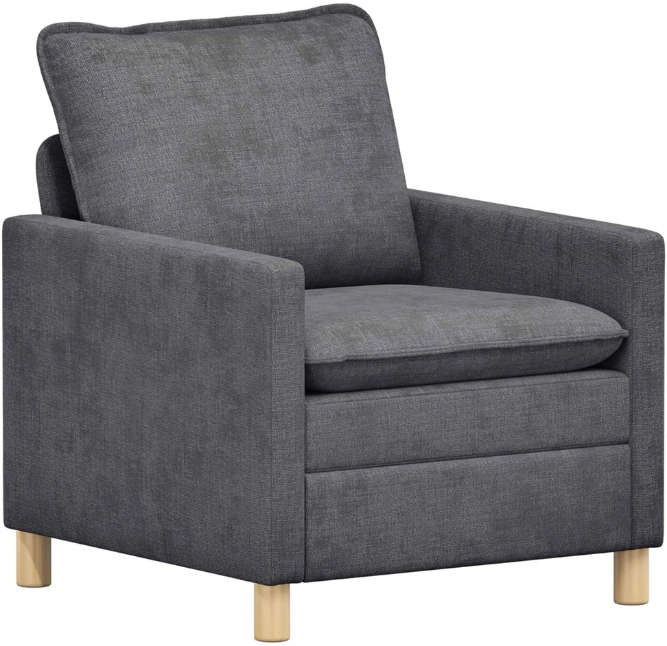 Sofa Sofos komplektas 2 vnt. Tamsiai pilka Poliesteris