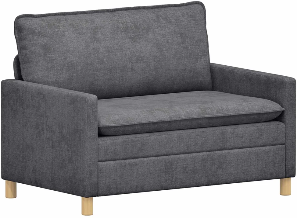 Sofa Sofos komplektas 2 vnt. Tamsiai pilka Poliesteris