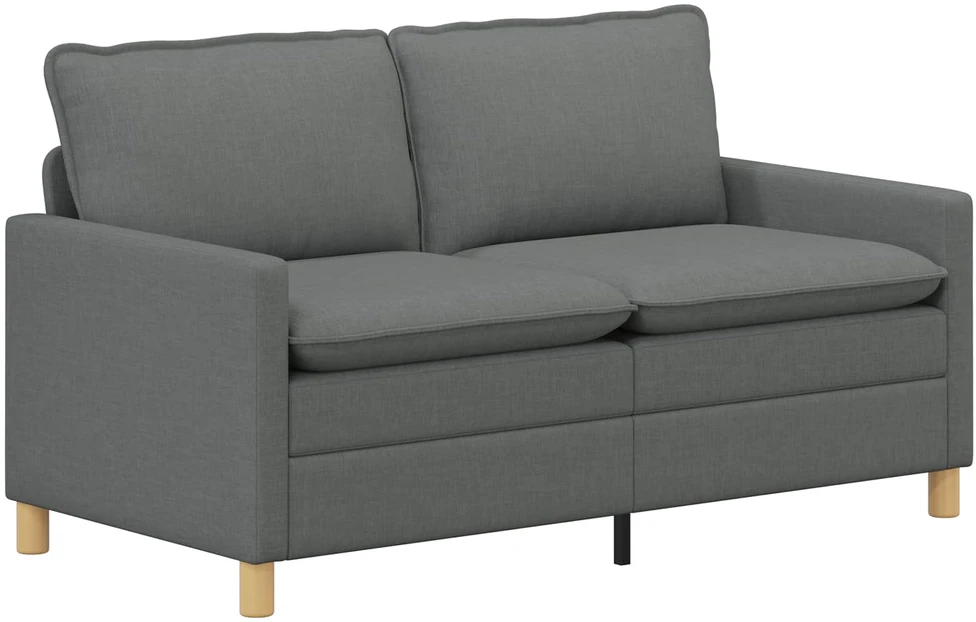 Sofa Sofos komplektas 2 vnt. Tamsiai pilka Audinys