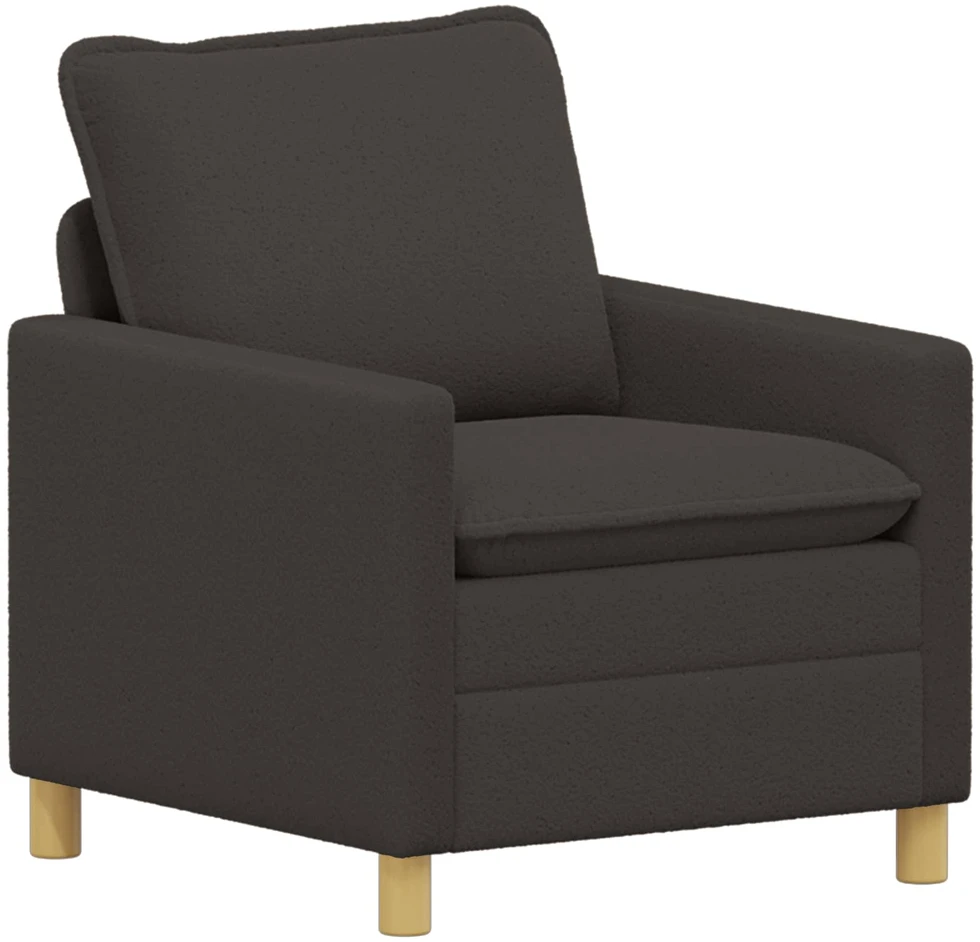 Sofa Sofos komplektas 2 vnt. Tamsiai pilka Audinys