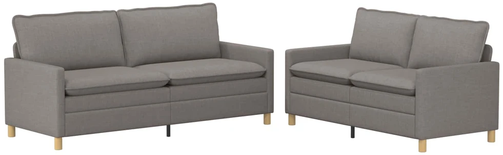 Sofa Sofos komplektas 2 vnt. Taupe Audinys