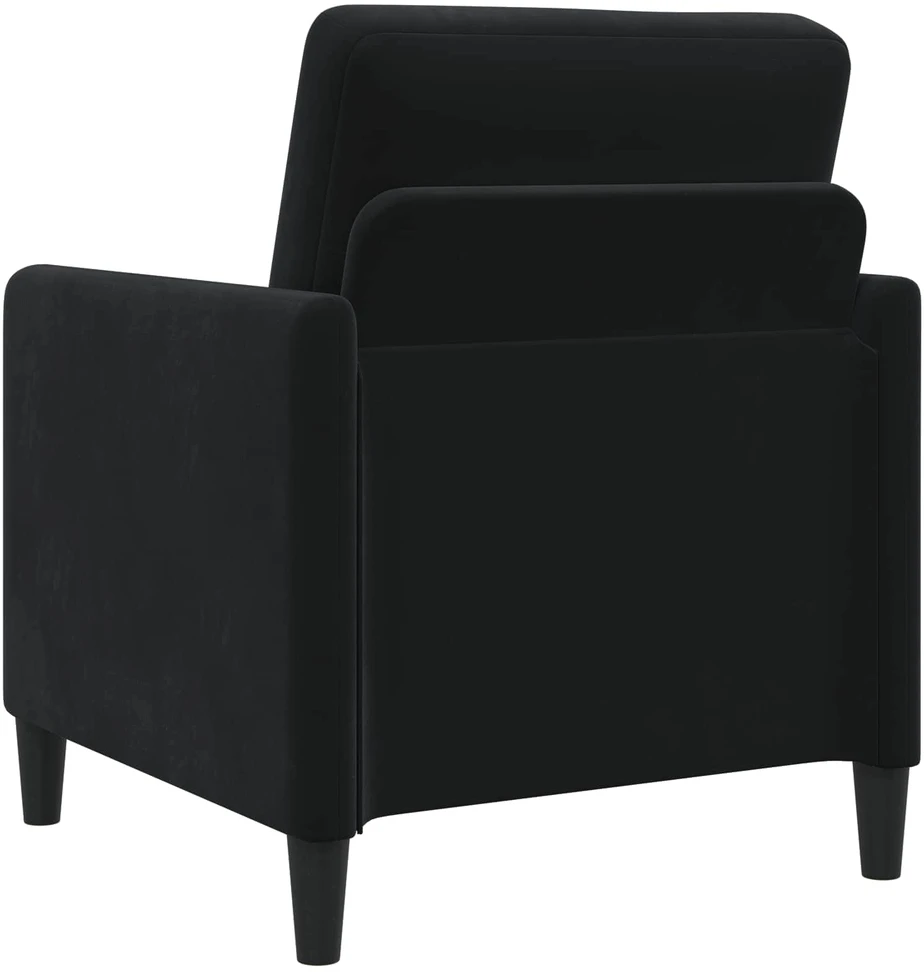 Sofa Sofos komplektas su saugojimu 2 vnt. Juoda Poliesteris