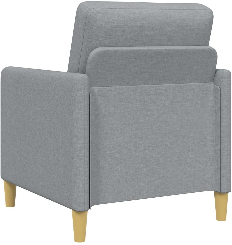 Sofa Sofos komplektas su saugojimu 2 vnt. Šviesiai pilka Poliesteris